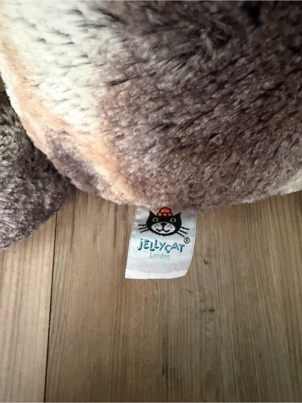 Jellycat Bashful Brown Bunny Plush Stuffed Animal Embroidered “Evan” - Picture 3 of 9